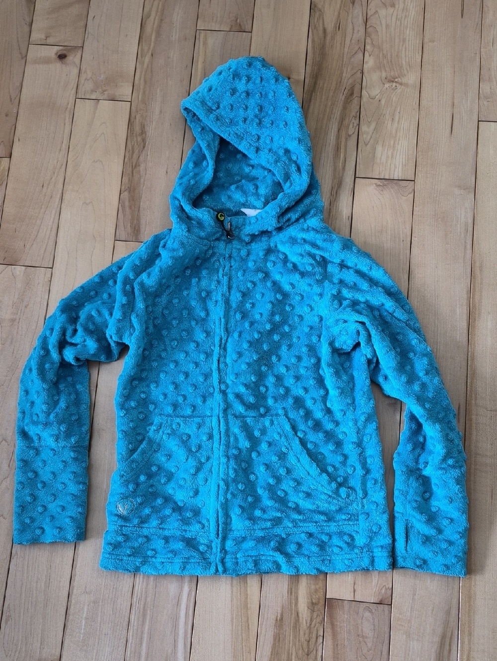 Girls Size 7/8 Limeapple Zip Up Sweater